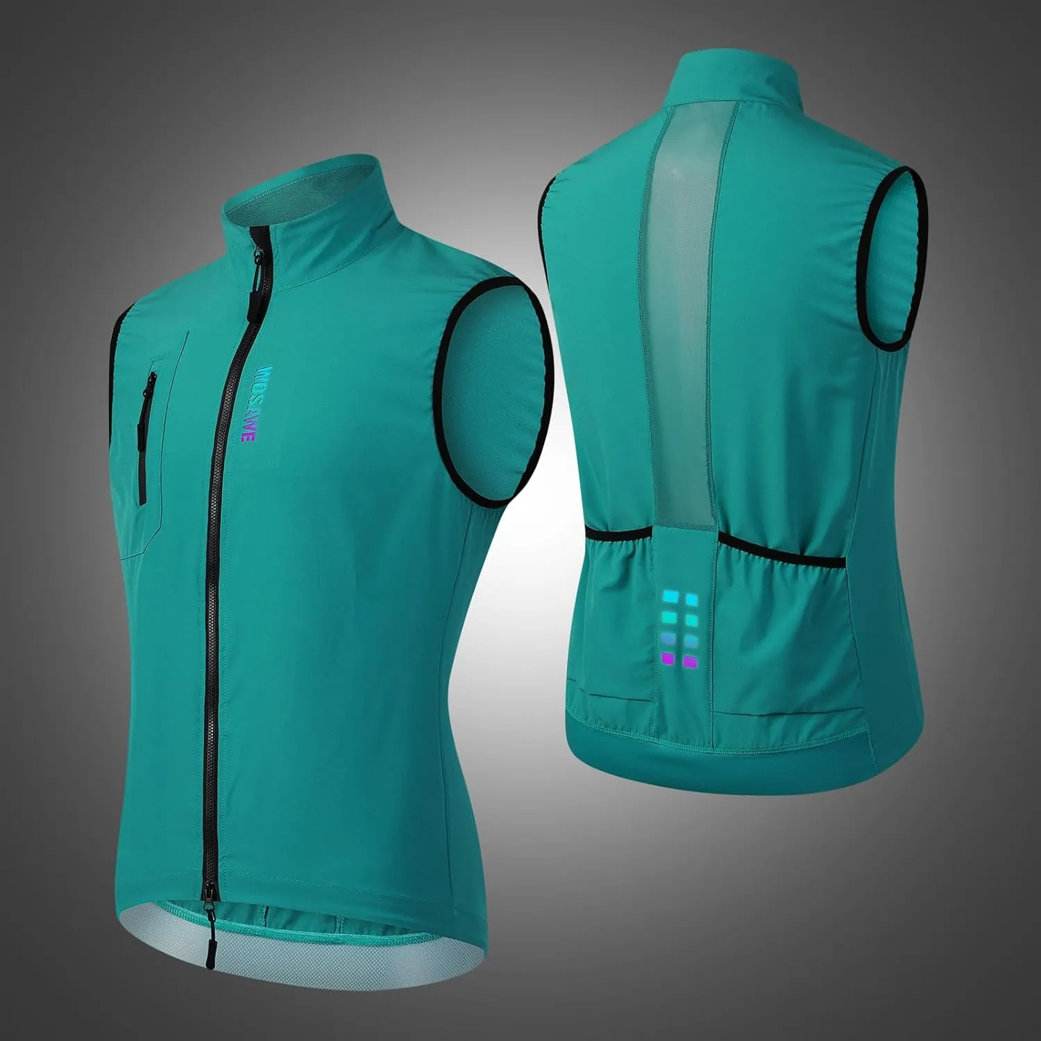 WOSAWE Cycling Jacket Men Quick Drying Bicycle Summer Jackets Lightweight Jersey