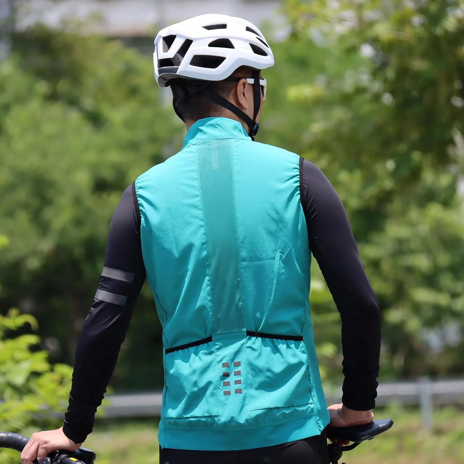 WOSAWE Cycling Jacket Men Quick Drying Bicycle Summer Jackets Lightweight Jersey