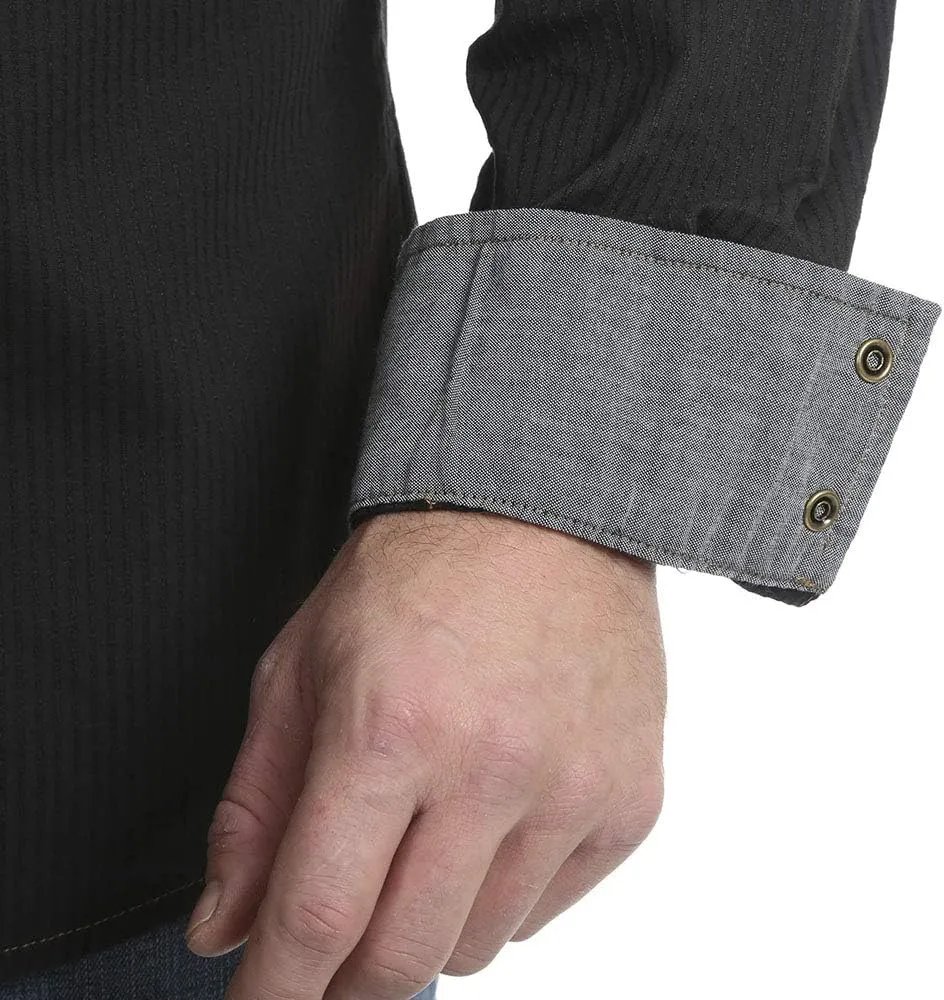 Wrangler Men's Retro Two Pocket Long Sleeve Snap Shirt