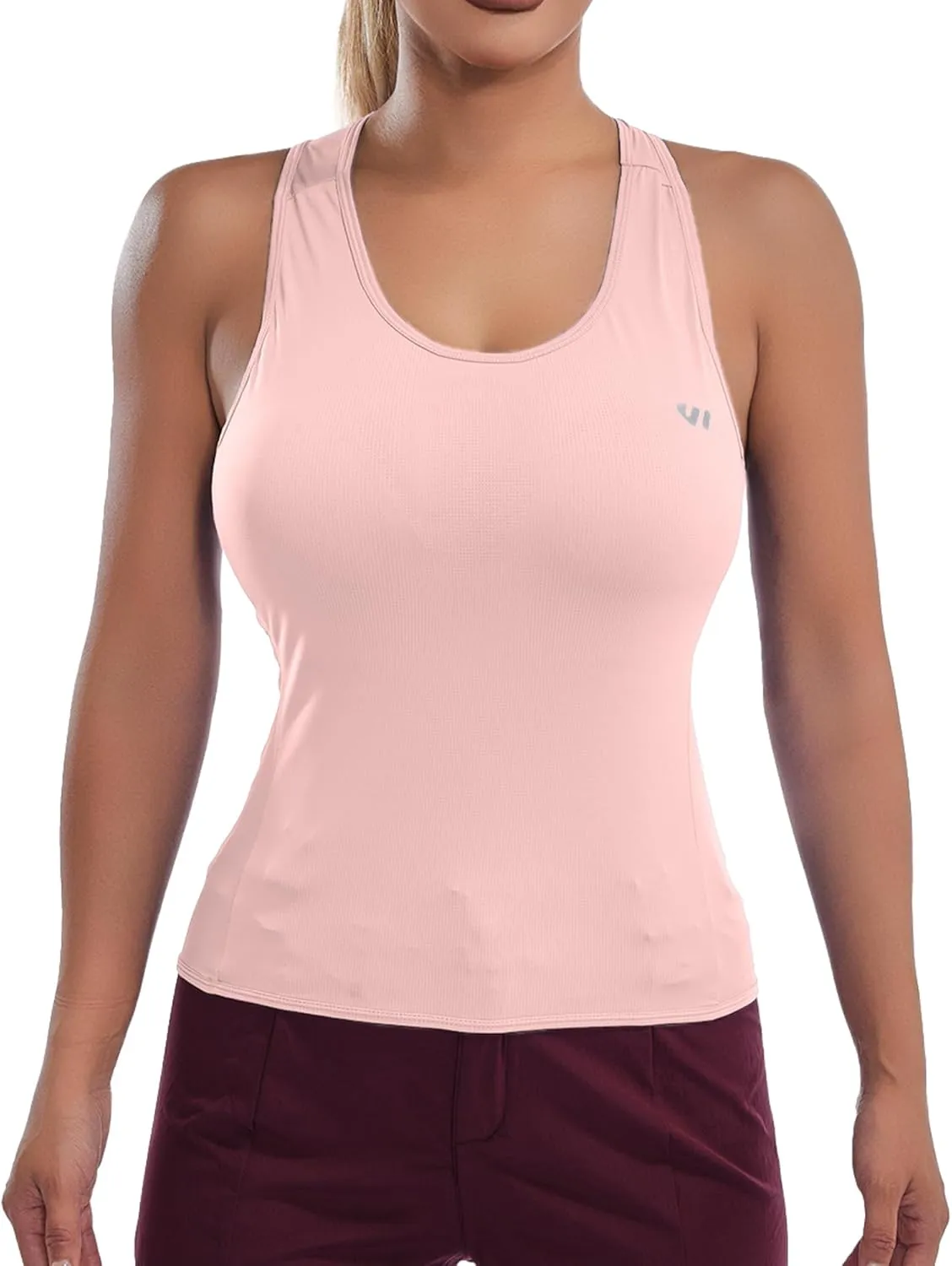Wulibike Sleeveless Cycling Jersey Women Running Vest 2 Pcs Breathable tank top Quick-Dry shirts with Pockets