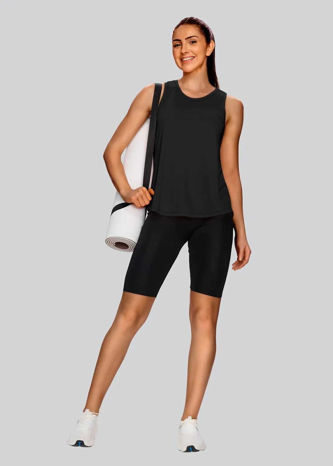 XIEERDUO Tank Top for Women Racerback Sleeveless Workout Tops Loose Fit Yoga Running Gym Shirts for Women