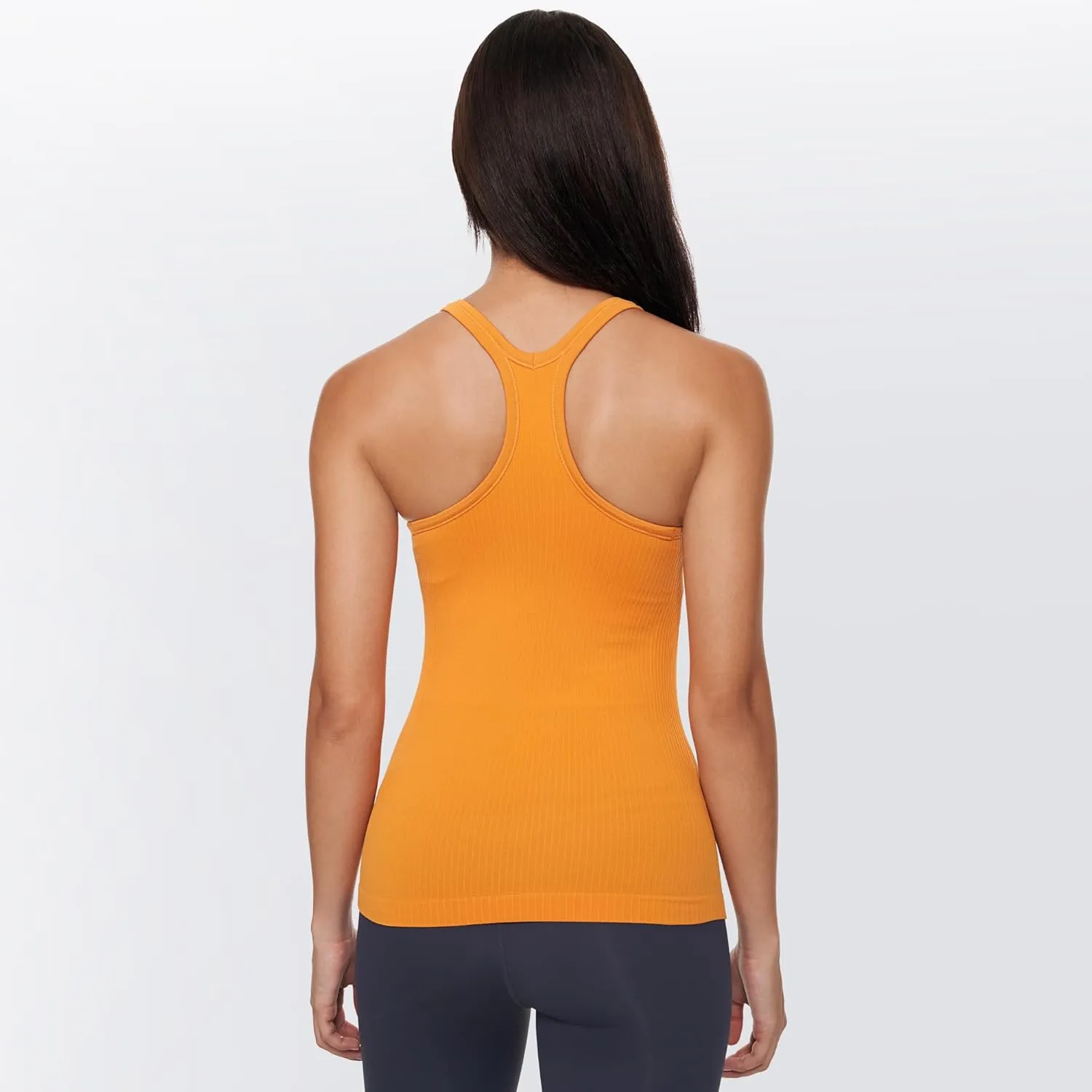 Yoga Racerback Tank Top for Women with Built in Bra,Women's Padded Sports Bra Fitness Workout Running Shirts